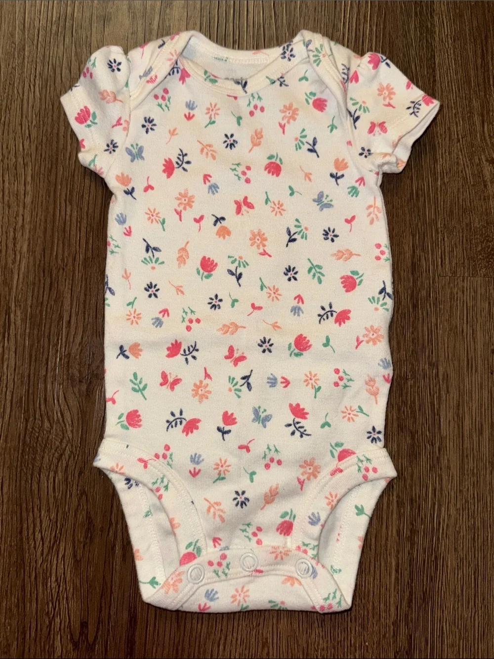 Carter's Baby Girls Floral Bodysuit Pack